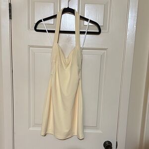 Elegant Cream Mini Dress